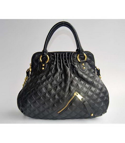 Cecilia Satchel_Black Tumble